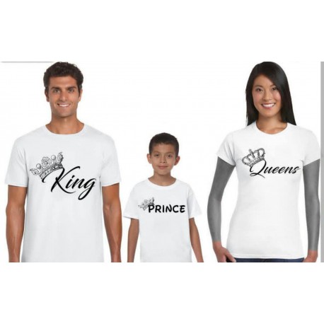 تیشرت چاپی ست پوش ها مدل king & queen